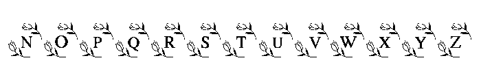 Tulip Wedding Font Font LOWERCASE