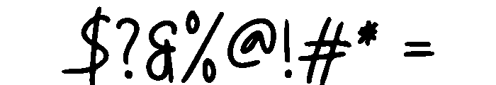 Tulisan Font OTHER CHARS