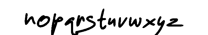 Tulisan Font LOWERCASE