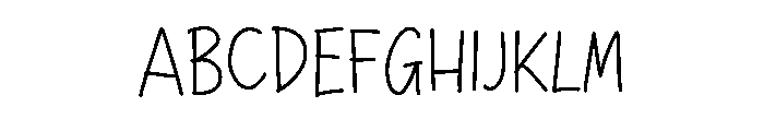Tulisanku Font UPPERCASE