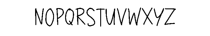 Tulisanku Font UPPERCASE