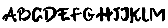 Tullipe Font UPPERCASE