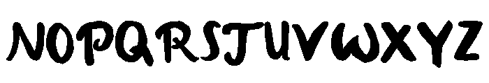 Tullipe Font UPPERCASE
