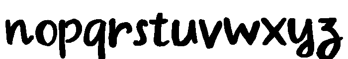 Tullipe Font LOWERCASE