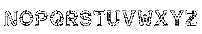 Tulsa Regular Font UPPERCASE