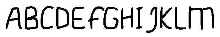 Tulus Square Regular Font UPPERCASE