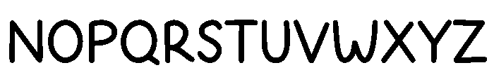 Tumble Rainbow Font UPPERCASE