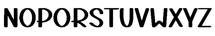 Tumbler Stickers Font UPPERCASE