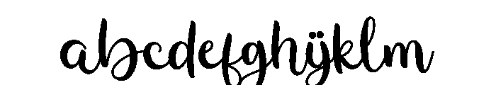 Tumbler Writing FONT