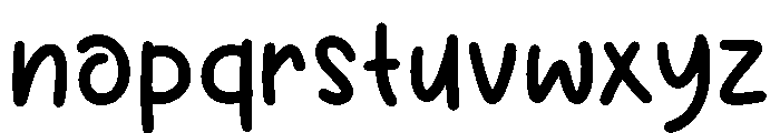 Tumeryno Regular Font LOWERCASE
