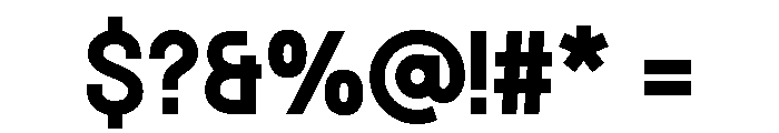 Tuppence Bold Font OTHER CHARS