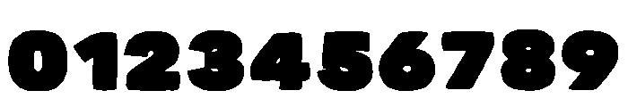 Turbo Block Regular Font OTHER CHARS