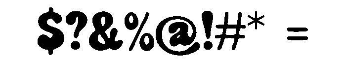TurboGraphix Font OTHER CHARS