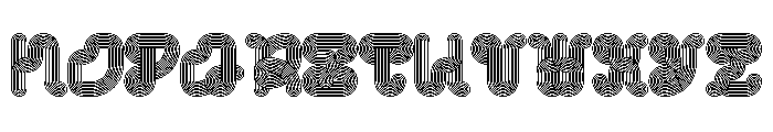 Turboline Regular Font UPPERCASE