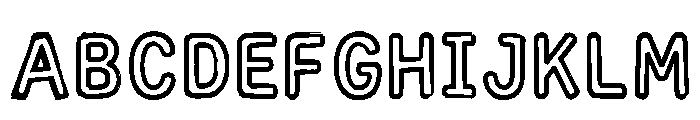 Turbot Regular Font UPPERCASE