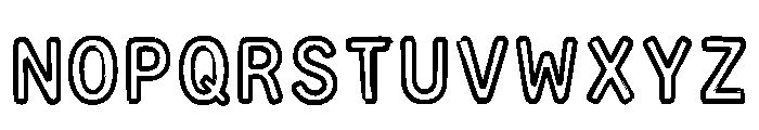 Turbot Regular Font LOWERCASE