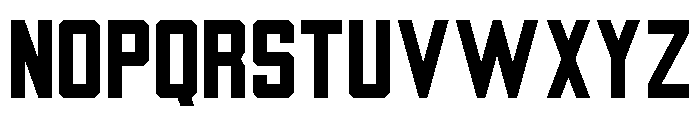 Turbozone Regular Font UPPERCASE