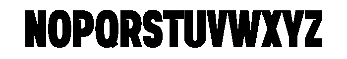 Turin Bold Font UPPERCASE