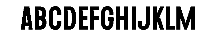 Turin Regular Font UPPERCASE