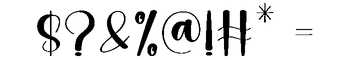 Turkey Sandwich Font OTHER CHARS