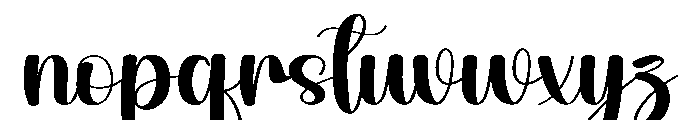 Turkey Sandwich Font LOWERCASE