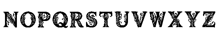 Tuscan Regular Font UPPERCASE