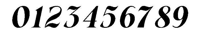 Tuscany Shade Bold Italic Font OTHER CHARS