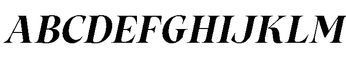 Tuscany Shade Bold Italic Font UPPERCASE