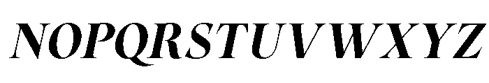 Tuscany Shade Bold Italic Font UPPERCASE