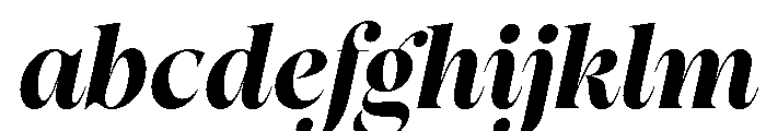Tuscany Shade Bold Italic FONT