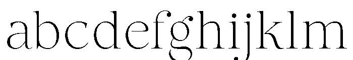 Tuscany Shade ExtraLight FONT