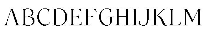 Tuscany Shade Light Font UPPERCASE