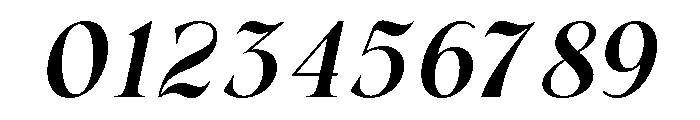 Tuscany Shade Medium Italic Font OTHER CHARS