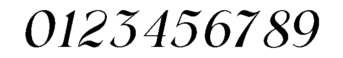Tuscany Shade Regular Italic Font OTHER CHARS