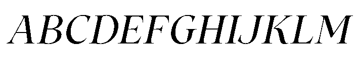 Tuscany Shade Regular Italic Font UPPERCASE