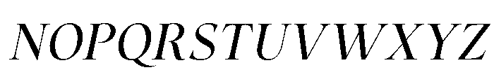 Tuscany Shade Regular Italic Font UPPERCASE