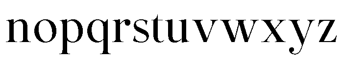 Tuscany Shade Regular Font LOWERCASE