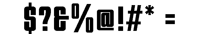 Tuslav Regular Font OTHER CHARS