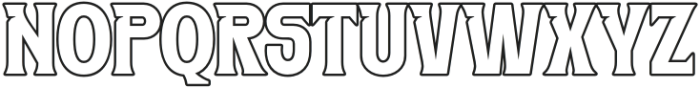 TUIVEN Outline otf (400) Font UPPERCASE