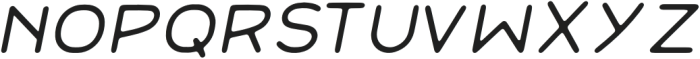 TUMBLEWEED Bold Italic otf (700) Font UPPERCASE