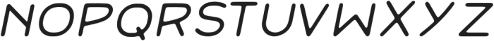 TUMBLEWEED Bold Italic otf (700) Font LOWERCASE