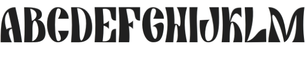 TUVORAK Regular otf (400) Font UPPERCASE