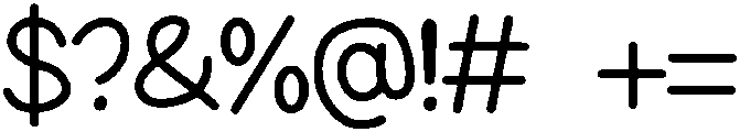Tuesday Regular otf (400) Font OTHER CHARS