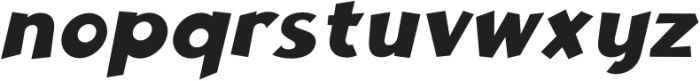 Tufuli Bold Oblique otf (700) Font LOWERCASE