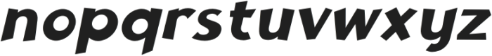 Tufuli SemiBold Oblique otf (600) Font LOWERCASE