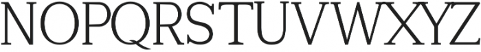 Tugano Light otf (300) Font UPPERCASE