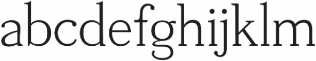 Tugano Light otf (300) Font LOWERCASE