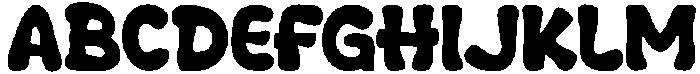TukofuRocho-Regular otf (400) Font UPPERCASE