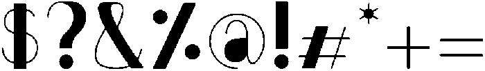 Tulip Regular otf (400) Font OTHER CHARS