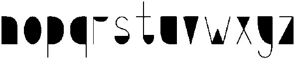Tulip Regular otf (400) Font LOWERCASE